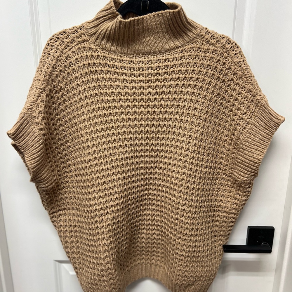 Cozy Tan Knit Sweater